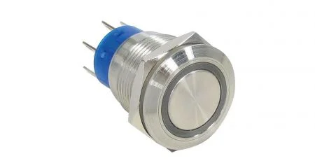 Interrupteurs à bouton-poussoir anti-vandales de 19 mm