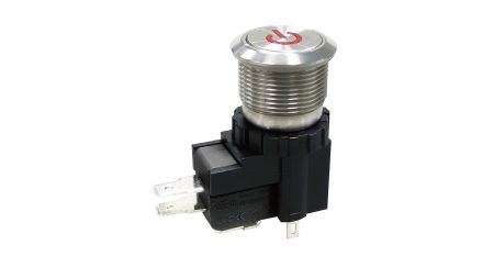 Interrupteurs-poussoirs anti-vandales haute intensité de 19 mm