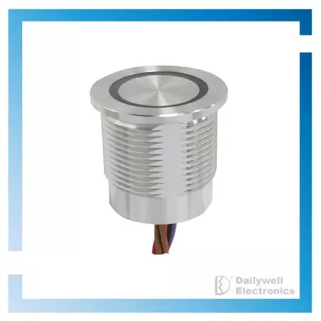19mm Flat Piezo switch with latching function