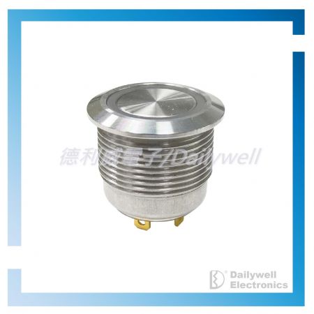 19mm Krótki metalowy przycisk przełącznikowy