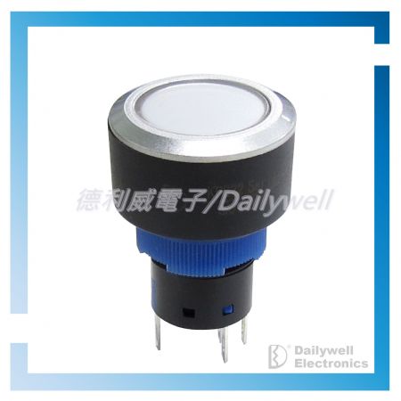 22mm Pushbutton switch with LED - KPB22 series