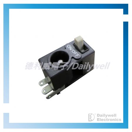 DC 2.5PIN Slide switch with power jack
