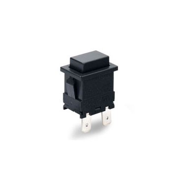 Square cap pushbutton switch with LED
