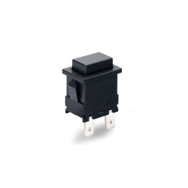 Interrupteur à bouton poussoir avec capuchon carré et LED