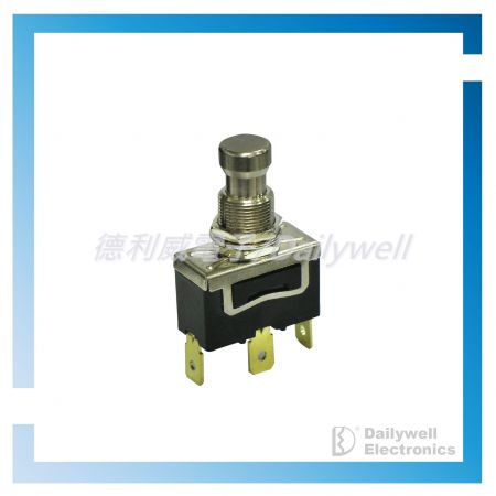 DPST Metal pushbutton switch - LPO Series