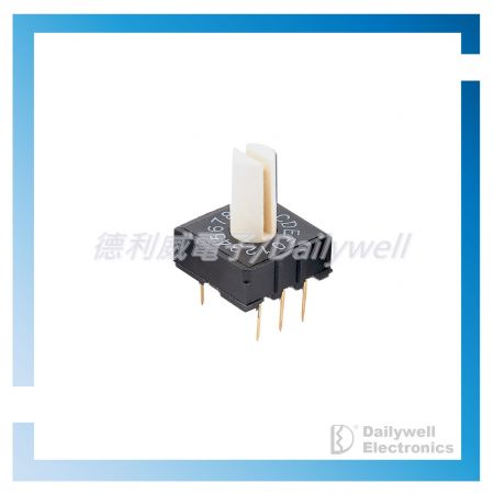 Saklar kode putar dengan tuas panjang