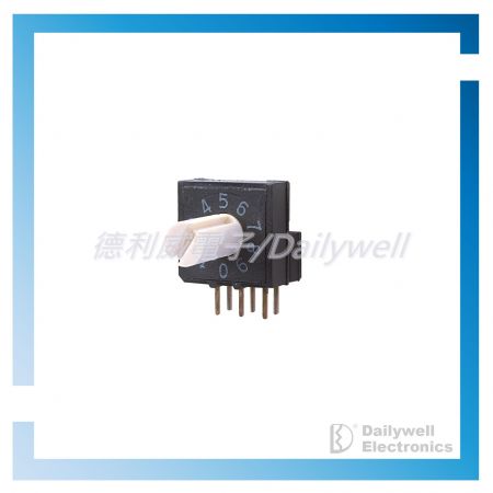 Saklar kode putar tegak