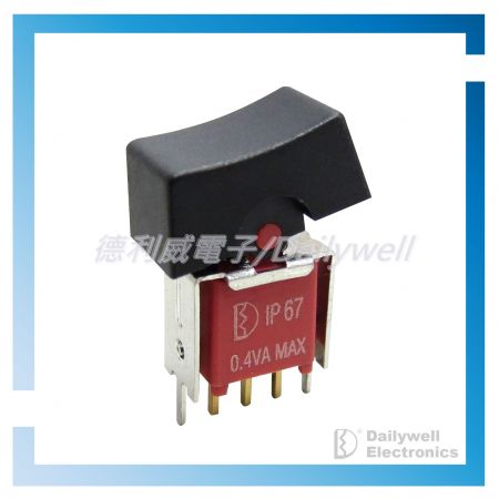 IP67 tætsluttende sub-miniature vippekontakt