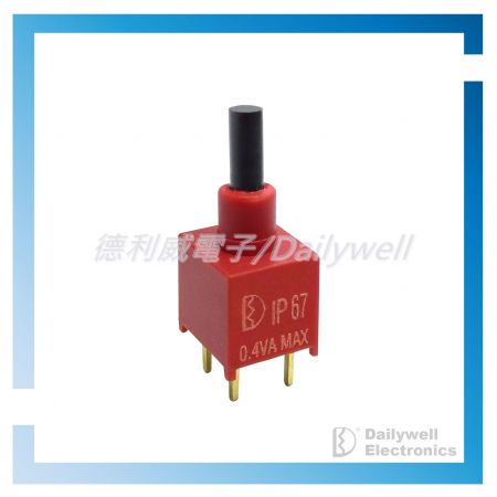 DPST Afgedichte sub-miniatuur drukknopschakelaar