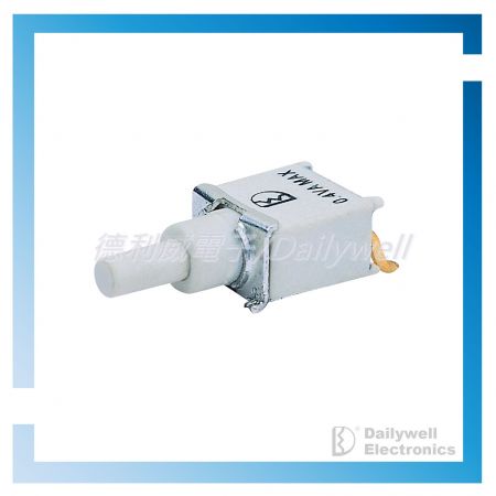 Sealed sub-miniature pushbutton switch with outside terminal - SMT