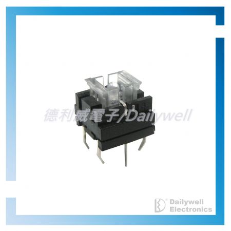 LED'li kısa stroklu su geçirmez taktik anahtar