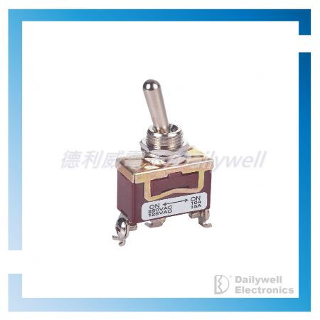 Interruptor basculante de alta corriente SPDT (15A, 20A) - Serie LPO