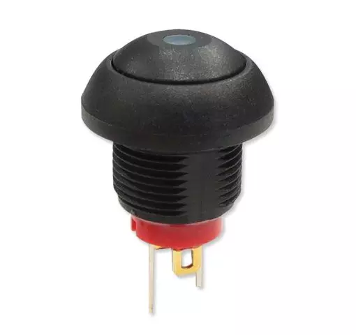Pushbutton switch with customized cap
