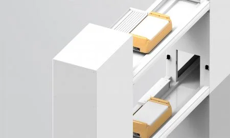 Multi-Floor Food Delivery Robot (Rail-Guided) - Multi-Floor Food Delivery Robot (Rail-Guided)