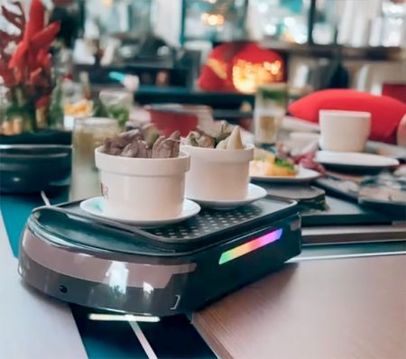 快取智能送餐車(平面) D系列