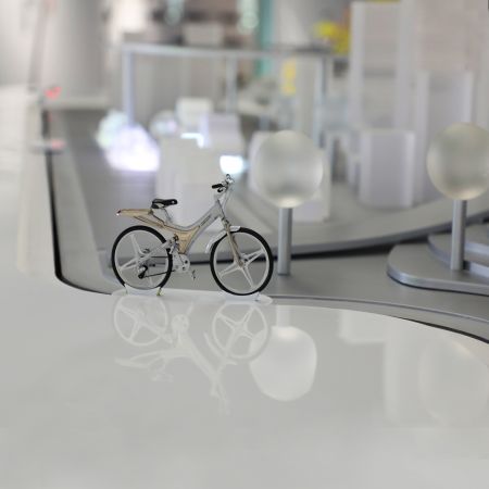 Disc Display Conveyor- Cycling Culture Museum