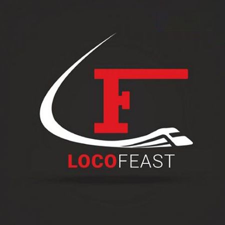Locofeast (Indien) - Das Hochgeschwindigkeitszug-Liefersystem im indischen Restaurant.