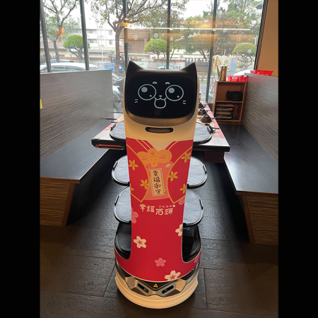 幸福石头-鸿匠-送餐机器人