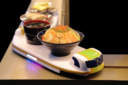 轉彎式智能造型送餐車