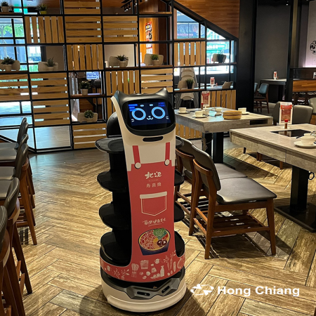 传菜机器人取餐