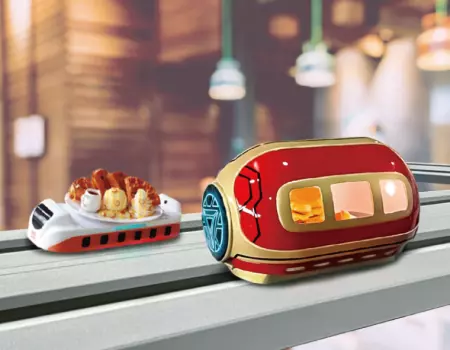 轨道送餐机器人 - 轨道送餐机器人-鴻匠科技