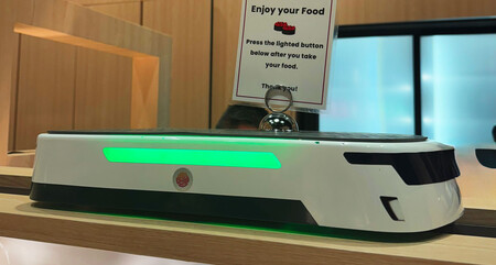 robot de livraison de nourriture - vide