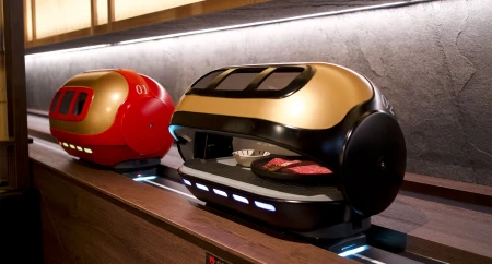 food delivery robot - combo demonstration