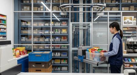 自动仓储系统(AS/RS) - 智能仓储示意图