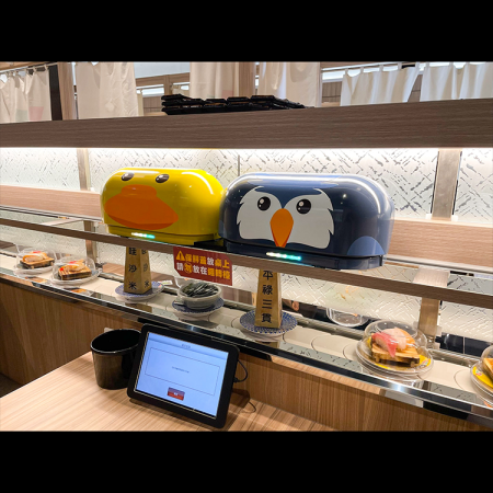 開蓋式直行送餐車