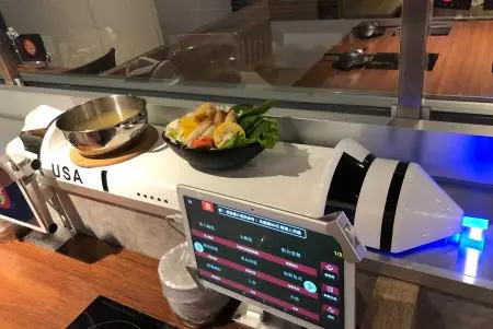 automated food delivery rocket