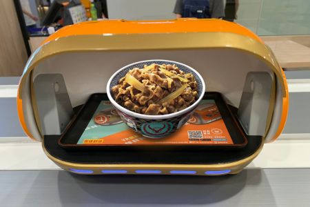 AI food delivery robot