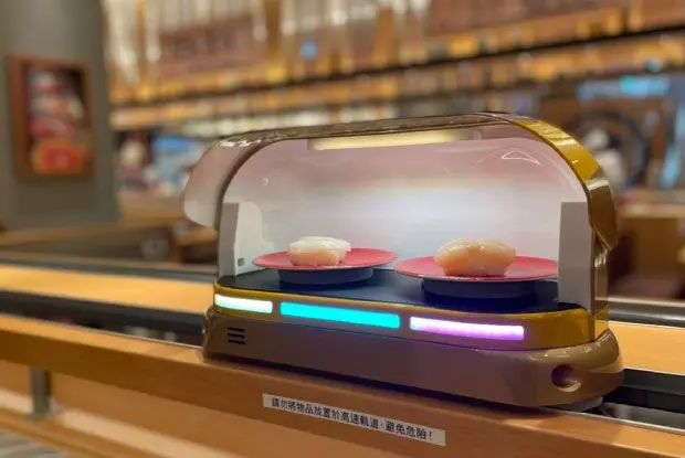 軌道送餐機器人