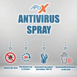 ApoX® natürliches antivirales Spray kann mehrere Viren verhindern