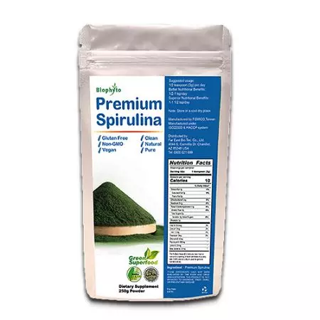 Poudre de spiruline premium Biophyto® - Poudre de spiruline premium de haute qualité de Taiwan