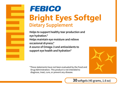 Bright Eyes Lutein Softgel - DHA Lutein Supplement Support Eye Health