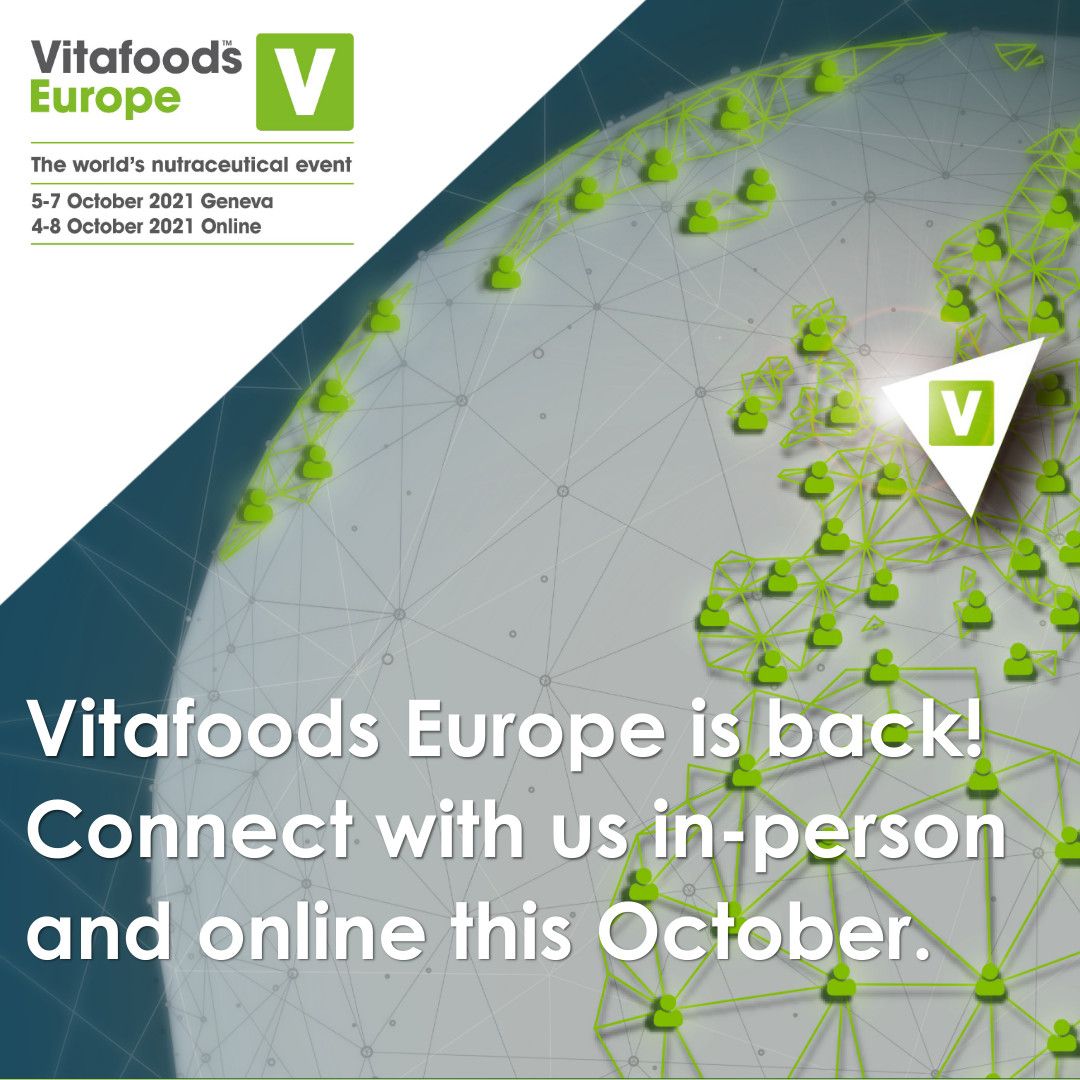 Exposition virtuelle Vitafoods Europe 2021