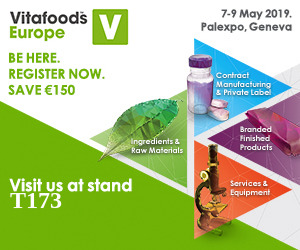 Vítejte na Vitafoods Europe 2019