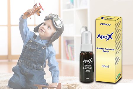 ApoX® 天然抗ウイルススプレー - 天然表面ウイルス対策スプレーおよび保護スプレー