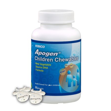 Apogen® Kauwtabletten voor Ondersteuning van het Immuunsysteem bij Kinderen - Kinderen Ondersteuning voor het Immuunsysteem en Kinderen Immuunversterker Supplementen