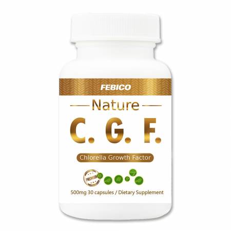 Cápsulas de Fator de Crescimento de Clorela (CGF)