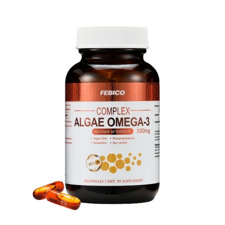 Suplimente cu alge DHA, Omega-3 - Suplimente cu omega-3 din alge DHA