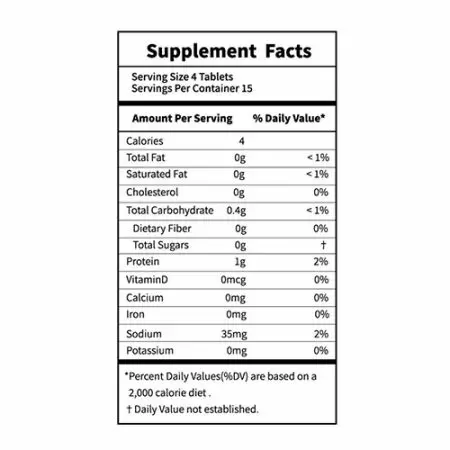 label of Tinnitus Relief Capsules