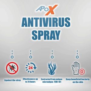 Le spray antiviral naturel ApoX® peut prévenir plusieurs virus