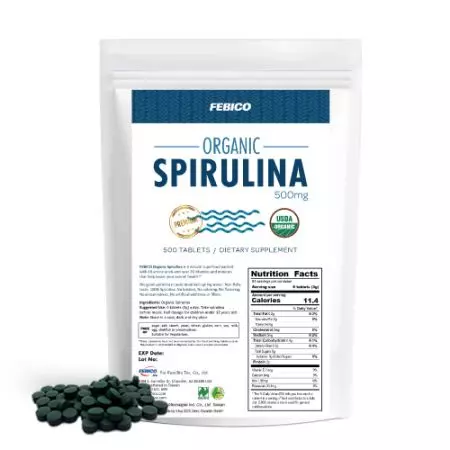 Febico Organic Spirulina 500mg Tablets (250g)