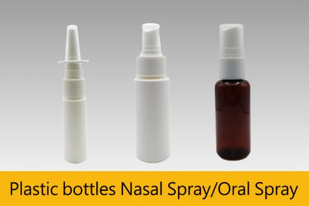 For sprays, we have nozzles for mouth and nasal sprays, available in 20-30ml size.