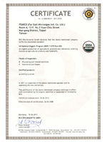 Febico annonce l'obtention de la certification NOP pour la Chlorella biologique et la Spiruline biologique