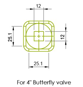 Butterfly Valve Stainless Handles