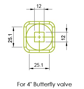 Válvulas Borboleta com Manípulo em Aço Inoxidável