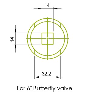 Butterfly Valve Stainless Handles