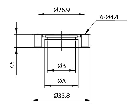 CF 無地フランジ